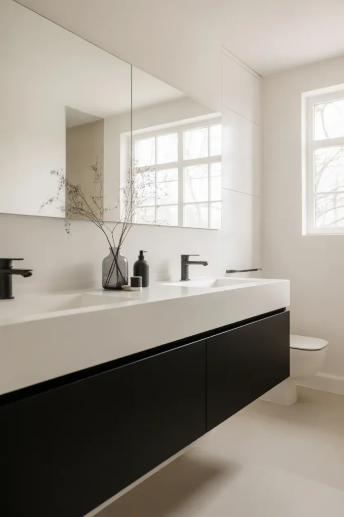 24 Spring Black and White Bathroom Ideas for 2026 2 1 1