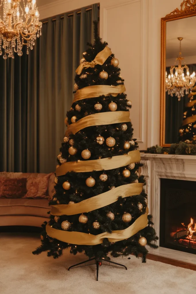 25 Black and Gold Christmas Decor Ideas That Shine 2 1 83