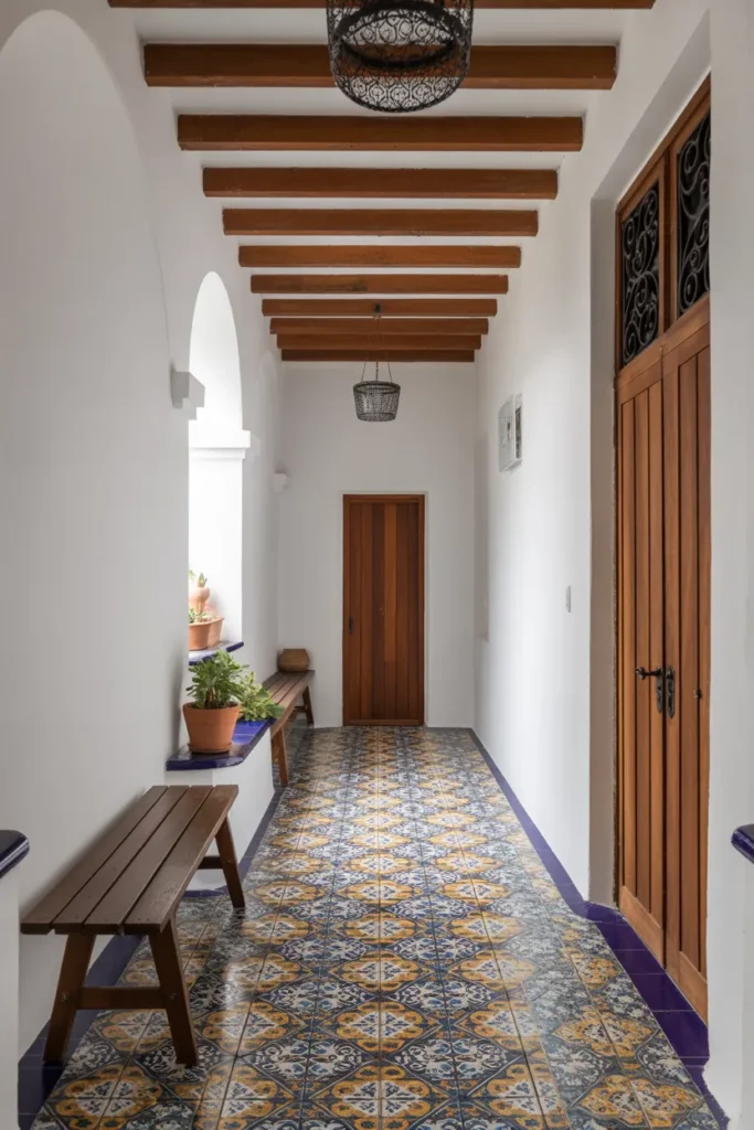 24 Beautiful Mexican Hallway Design Inspirations 2 1 86