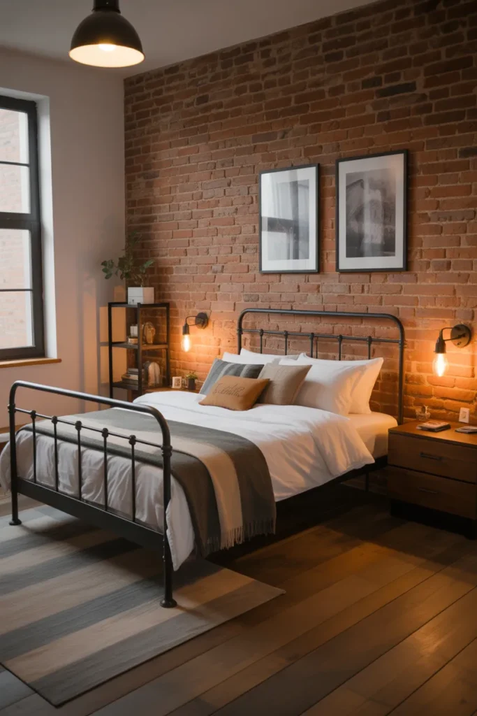 25 Industrial Chic Loft Bedroom Design Ideas 2 1 88