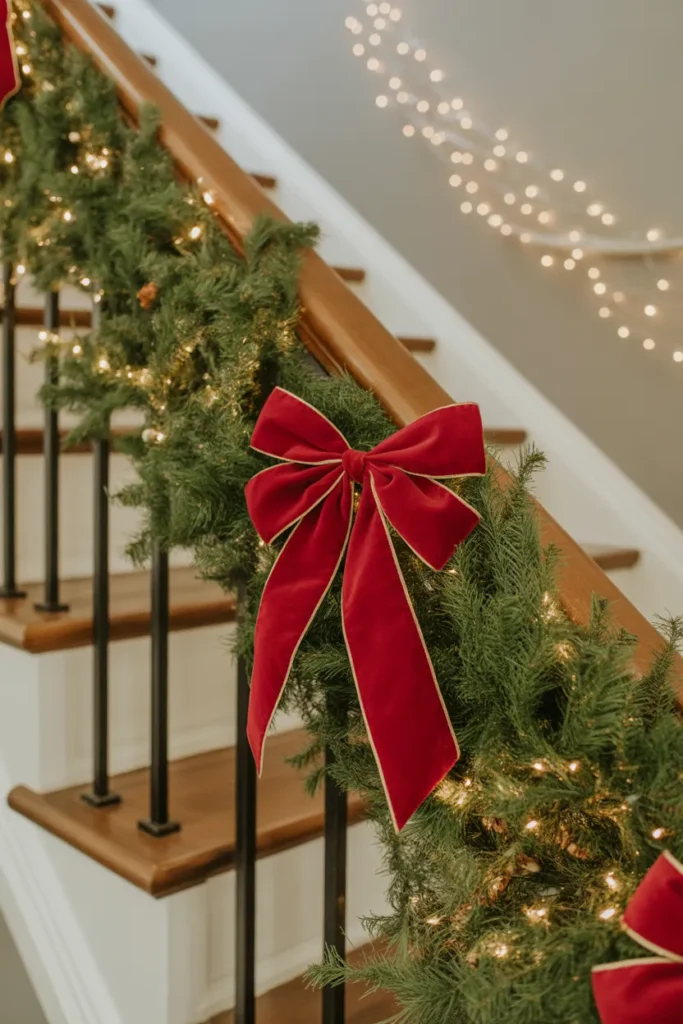 21 Christmas Staircase Decorating Ideas That Wow 2 1 93