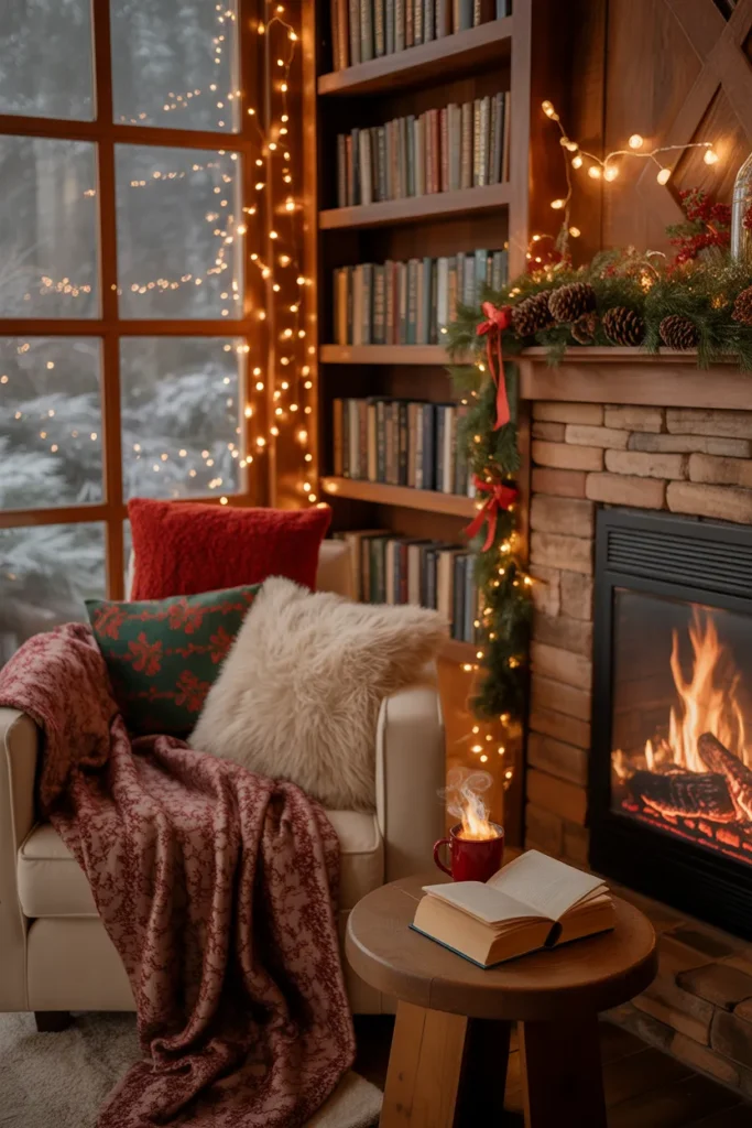 24 Christmas Reading Nook Ideas for Cozy Evenings 2 1 98