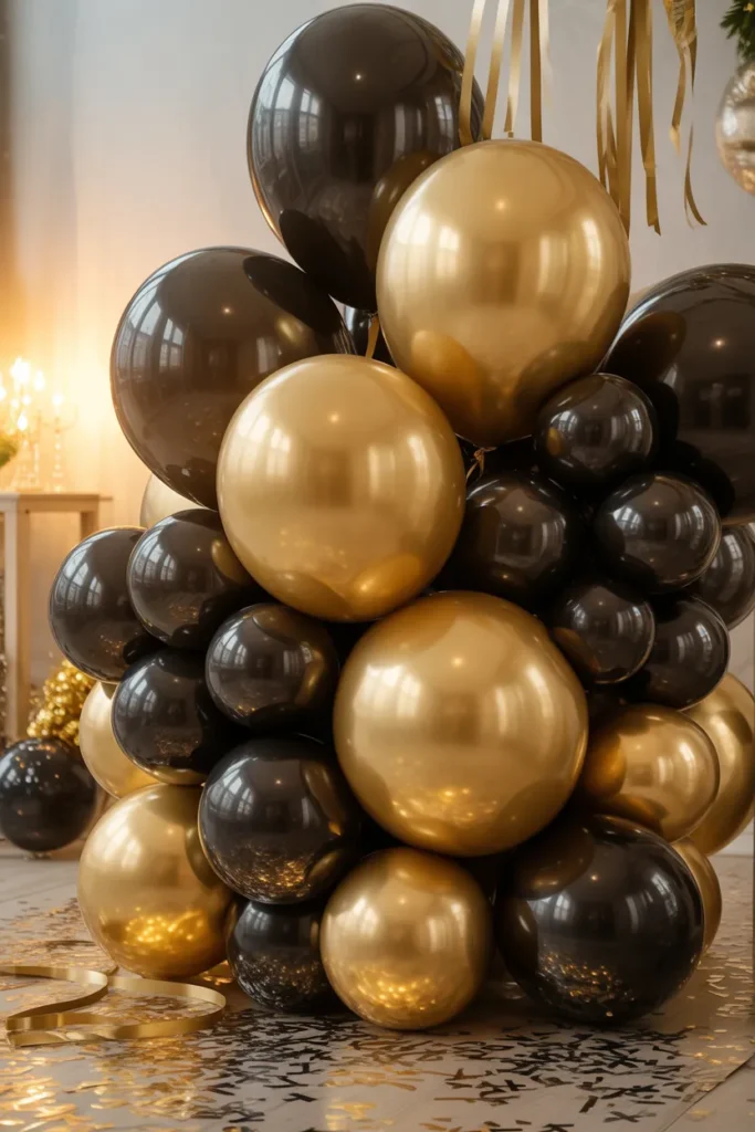 25 Black and Gold Christmas Decor Ideas That Shine 11 10 82