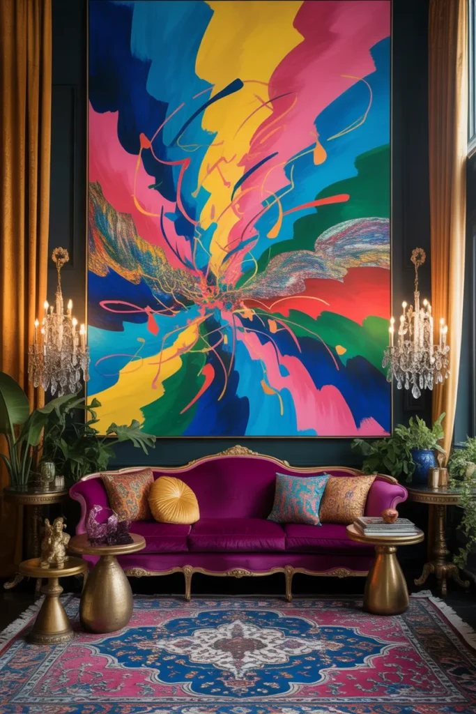 22 Maximalist Living Room Ideas with Bold Personality 11 10 96