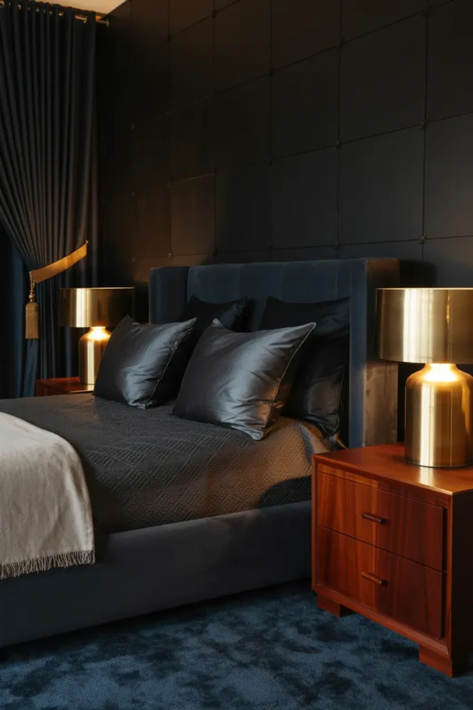 25 Black Bedroom Ideas That Feel Classy and Calm (2026) 12 11 41