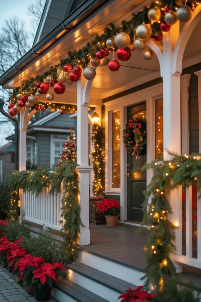 21 Christmas Porch Decorating Ideas for Festive Charm 13 12 100