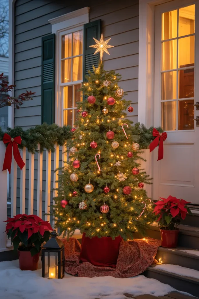 21 Christmas Porch Decorating Ideas for Festive Charm 14 13 102