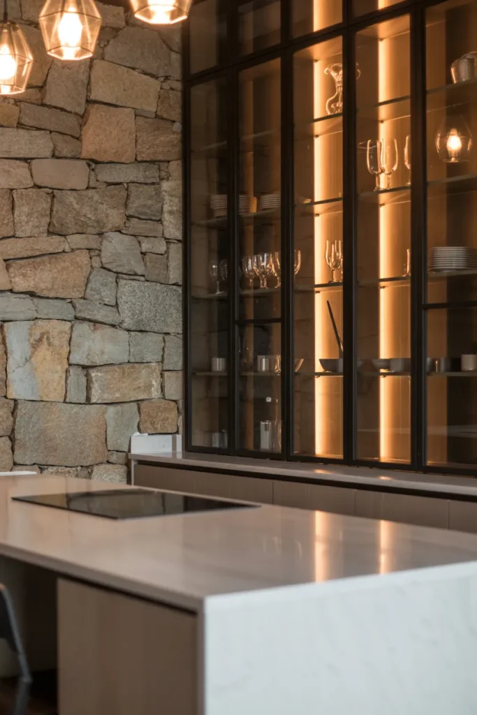 20 Stone Wall Kitchen Ideas to Inspire for 2026 14 13 27