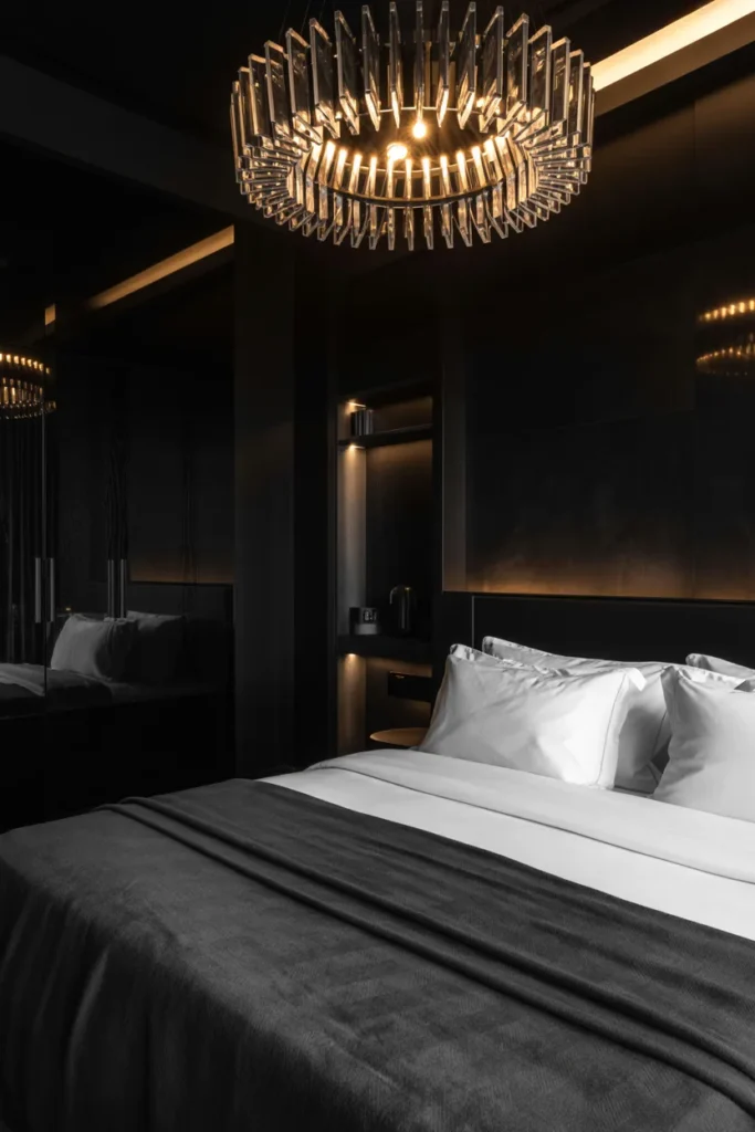 25 Black Bedroom Ideas That Feel Classy and Calm (2026) 14 13 41