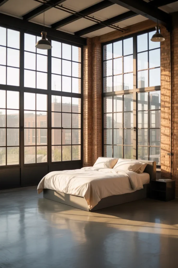 25 Industrial Chic Loft Bedroom Design Ideas 14 13 87
