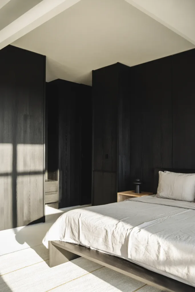 25 Black Bedroom Ideas That Feel Classy and Calm (2026) 16 15 42