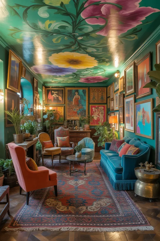22 Maximalist Living Room Ideas with Bold Personality 16 15 97