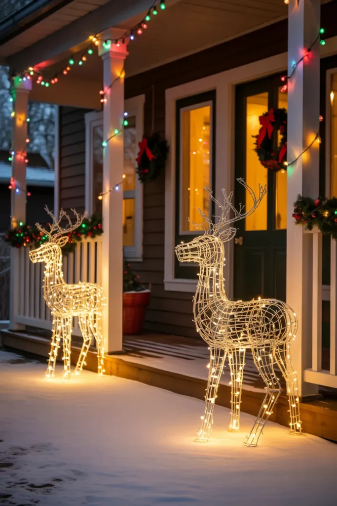 21 Christmas Porch Decorating Ideas for Festive Charm 17 16 100
