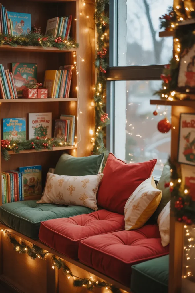24 Christmas Reading Nook Ideas for Cozy Evenings 17 16 95