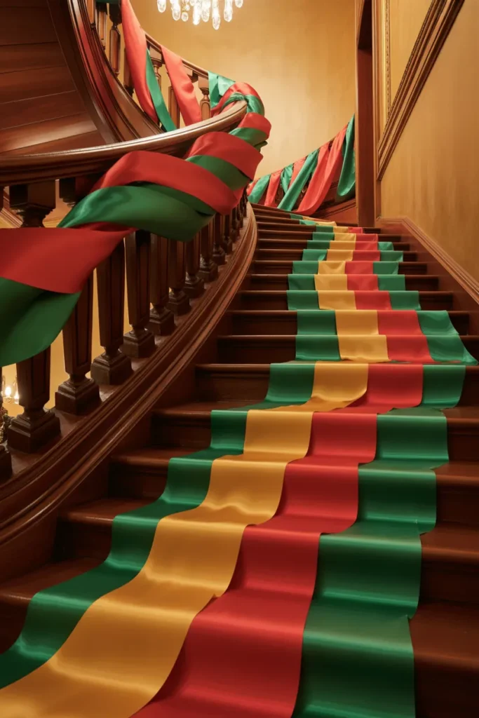 21 Christmas Staircase Decorating Ideas That Wow 18 17 91