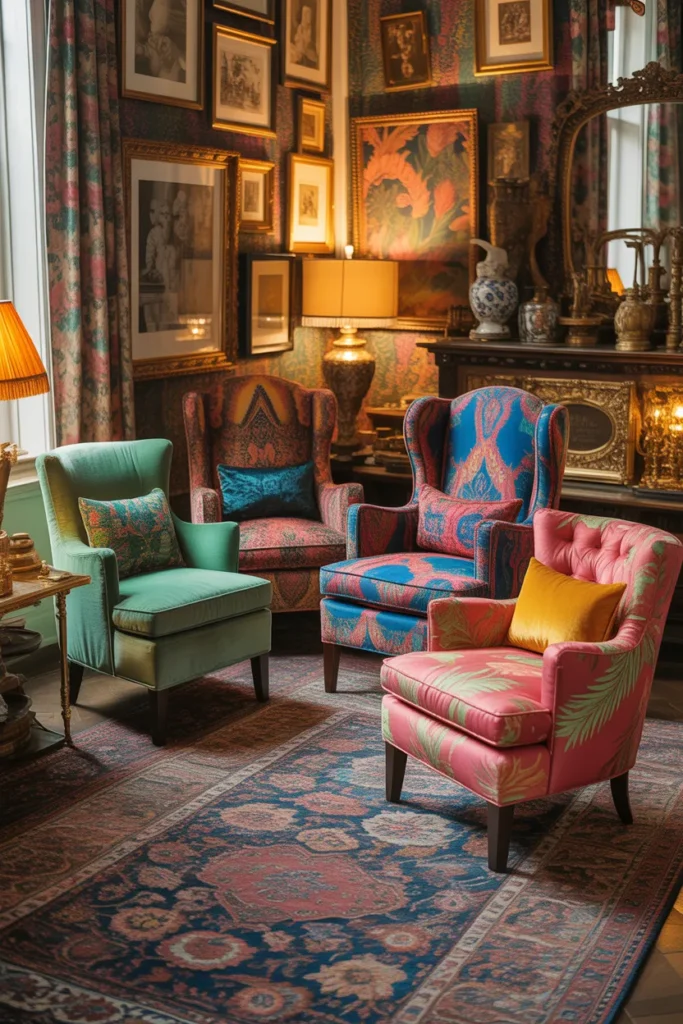 22 Maximalist Living Room Ideas with Bold Personality 18 17 95