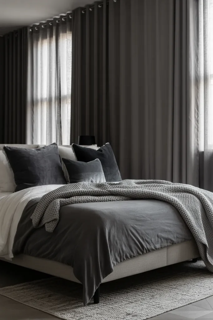 25 Black Bedroom Ideas That Feel Classy and Calm (2026) 19 18 41