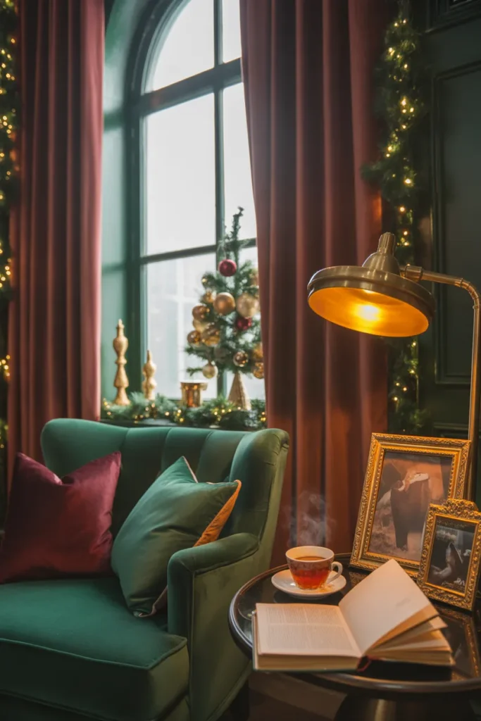 24 Christmas Reading Nook Ideas for Cozy Evenings 19 18 96