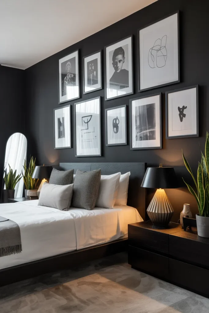 25 Black Bedroom Ideas That Feel Classy and Calm (2026) 20 19 41