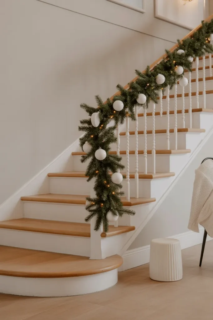21 Christmas Staircase Decorating Ideas That Wow 3 2 92