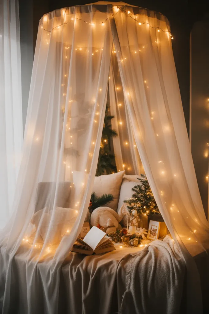 24 Christmas Reading Nook Ideas for Cozy Evenings 21 20 96