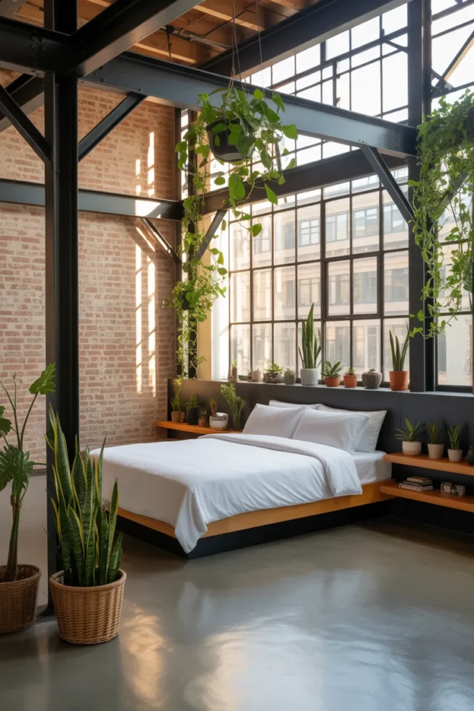 25 Industrial Chic Loft Bedroom Design Ideas 22 21 75