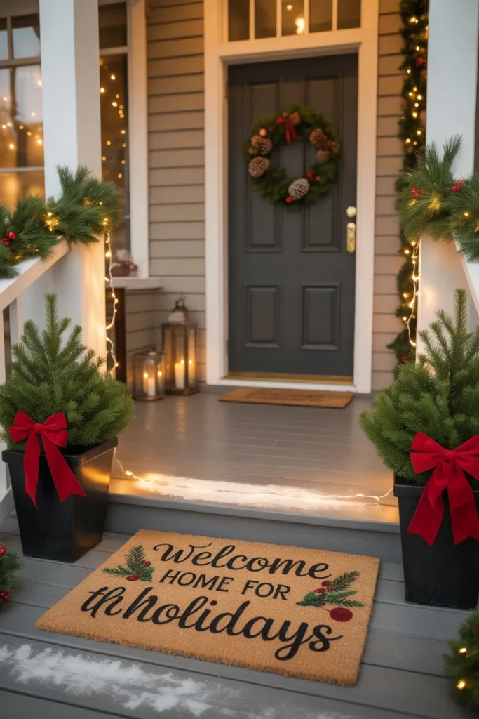 21 Christmas Porch Decorating Ideas for Festive Charm 22 21 89