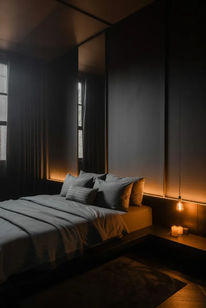 25 Black Bedroom Ideas That Feel Classy and Calm (2026) 23 22 26