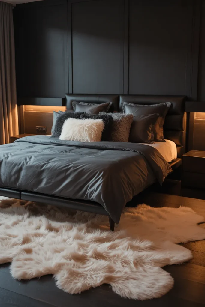25 Black Bedroom Ideas That Feel Classy and Calm (2026) 24 23 20