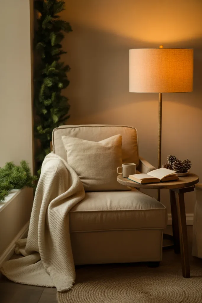 24 Christmas Reading Nook Ideas for Cozy Evenings 24 23 50