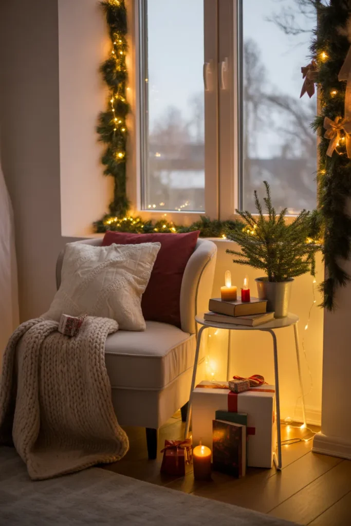 24 Christmas Reading Nook Ideas for Cozy Evenings 25 24 38