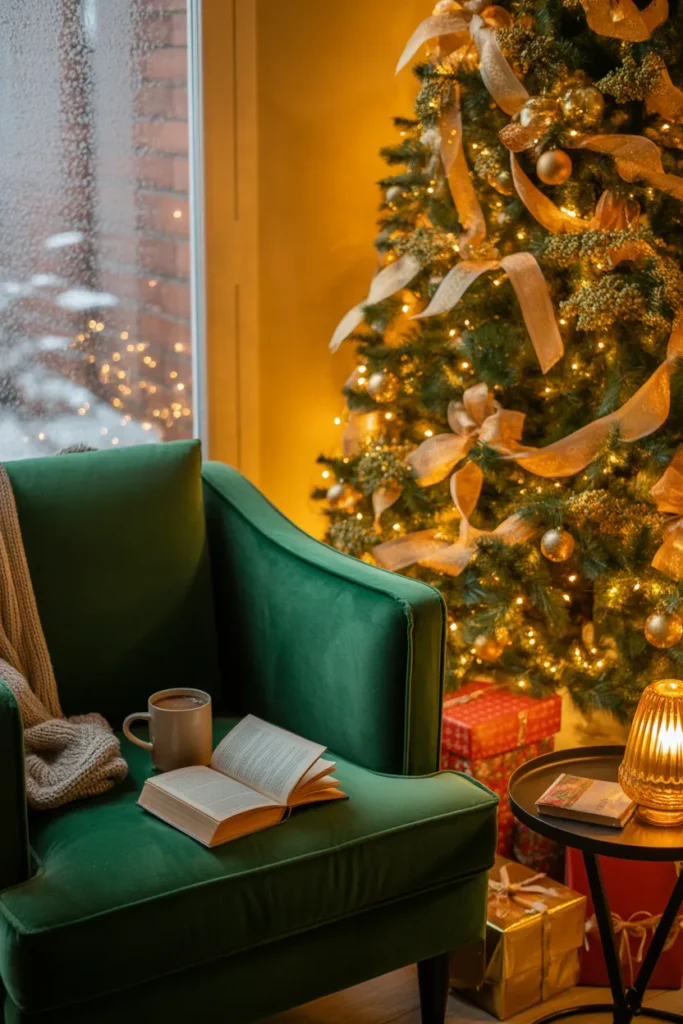 24 Christmas Reading Nook Ideas for Cozy Evenings 4 3 96