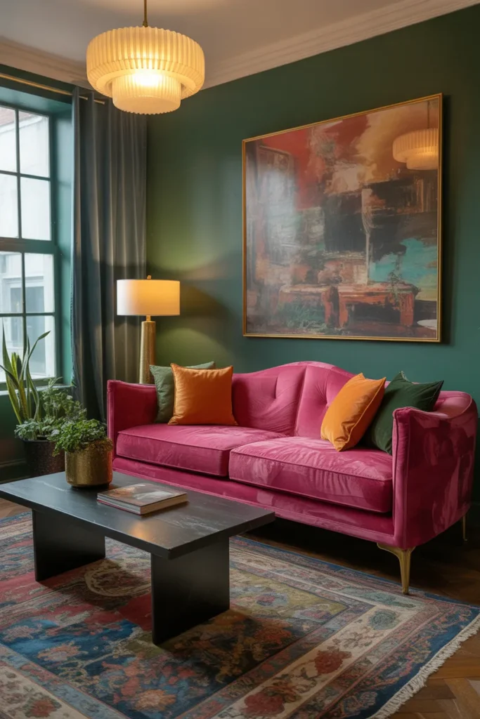 22 Maximalist Living Room Ideas with Bold Personality 5 4 95