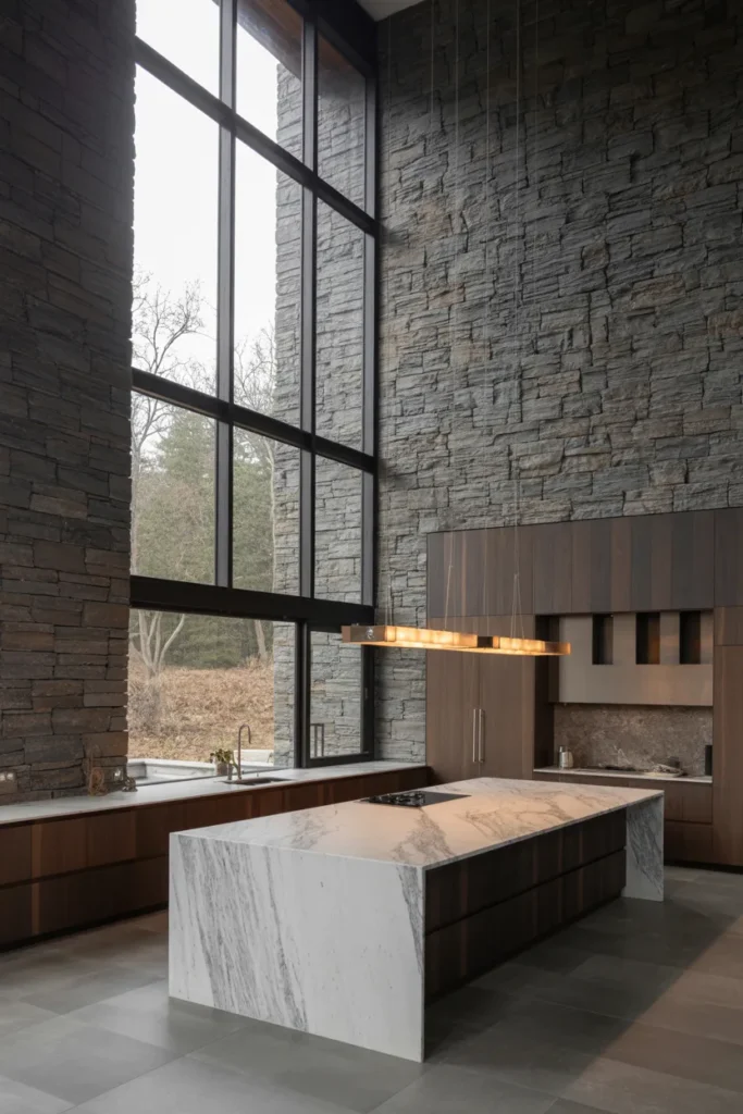 20 Stone Wall Kitchen Ideas to Inspire for 2026 6 5 26