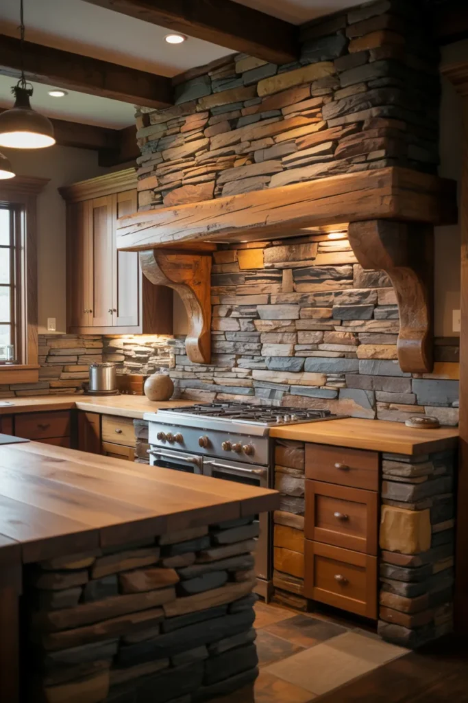 20 Stone Wall Kitchen Ideas to Inspire for 2026 7 6 27