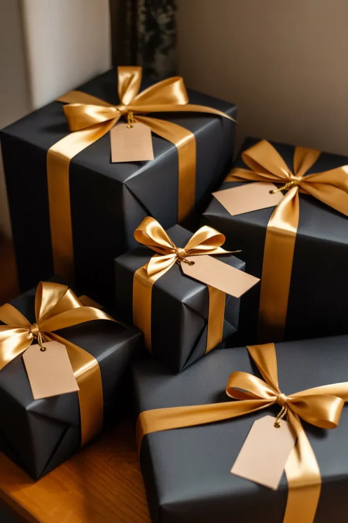 25 Black and Gold Christmas Decor Ideas That Shine 7 6 81