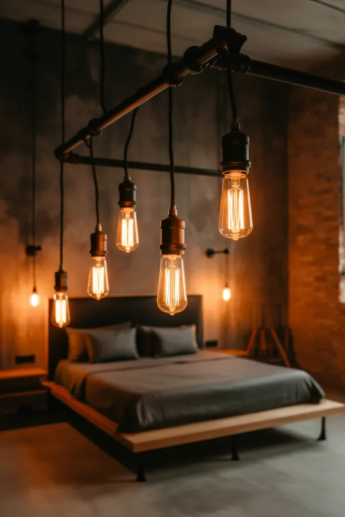 25 Industrial Chic Loft Bedroom Design Ideas 7 6 86