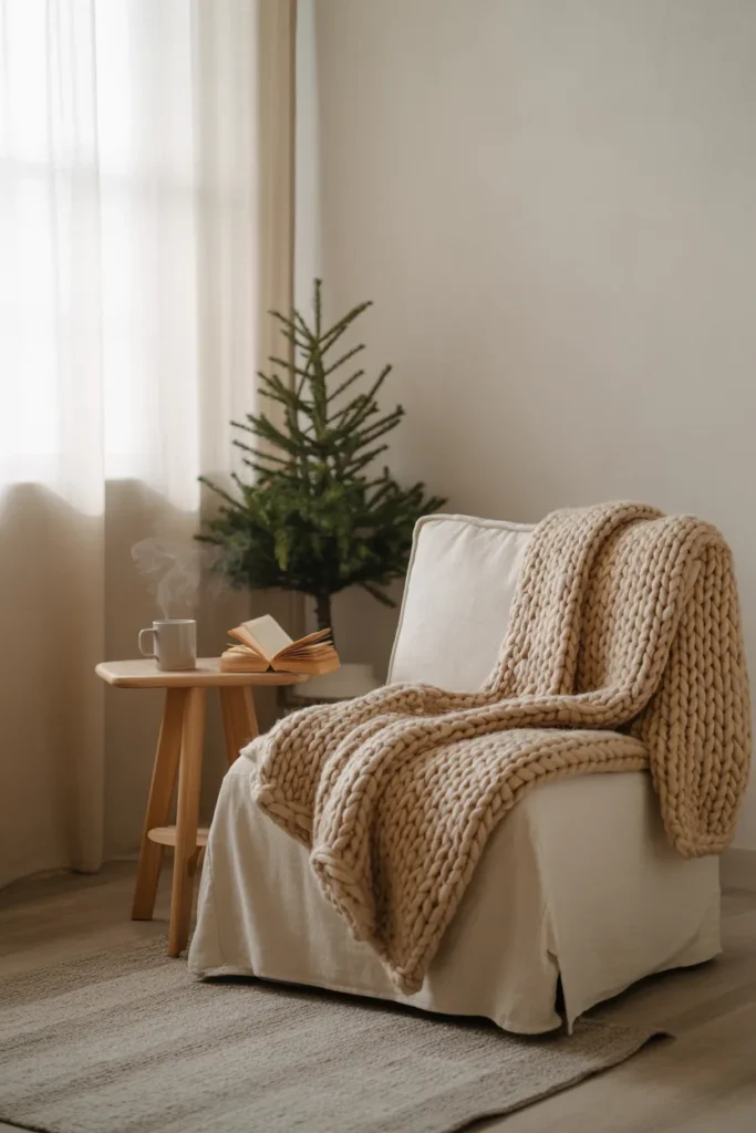 24 Christmas Reading Nook Ideas for Cozy Evenings 7 6 96