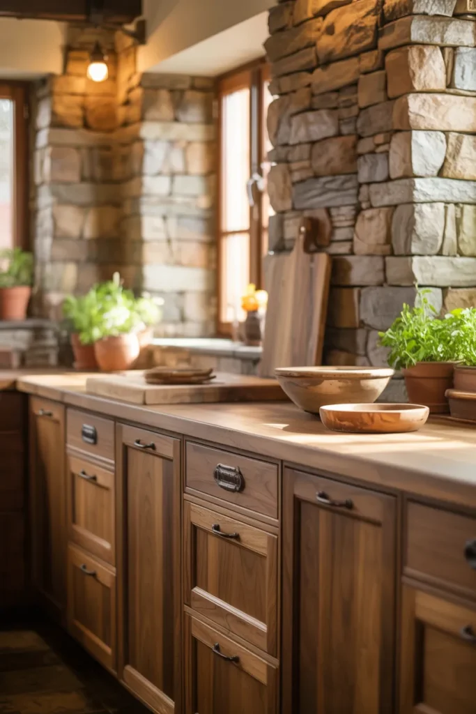 20 Stone Wall Kitchen Ideas to Inspire for 2026 8 7 27