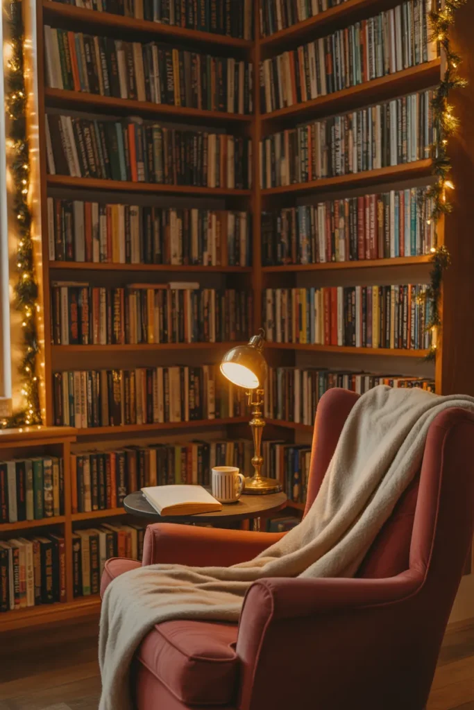 24 Christmas Reading Nook Ideas for Cozy Evenings 8 7 97