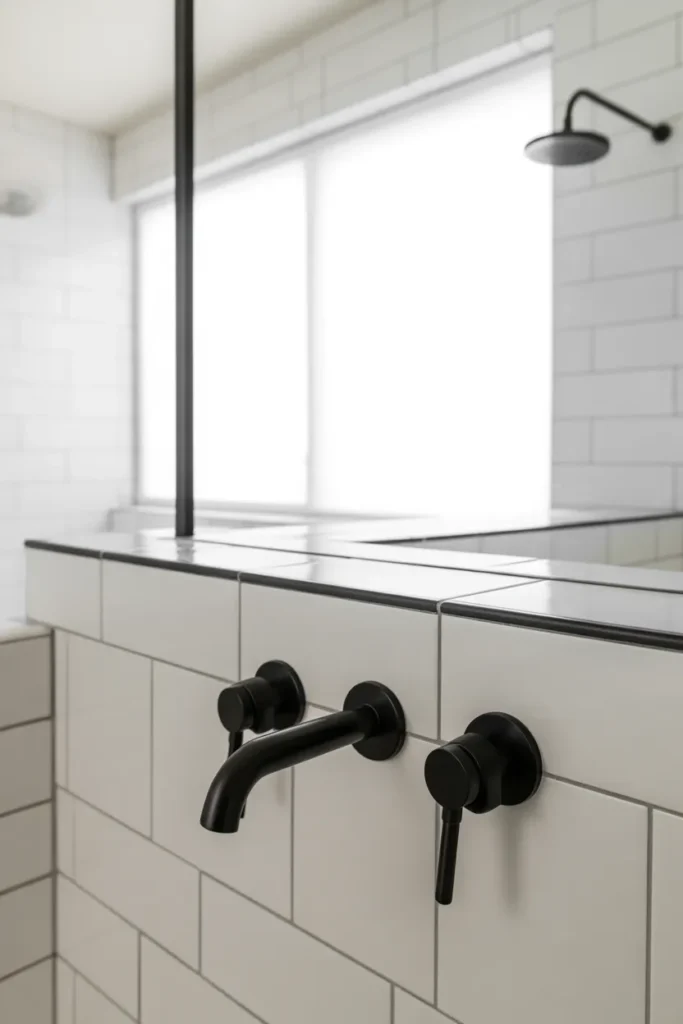 24 Spring Black and White Bathroom Ideas for 2026 9 8 1