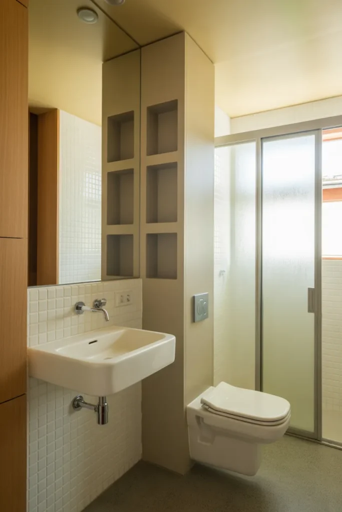 24 Bungalow Bathroom Design Ideas for Relaxed Living 9 8 103