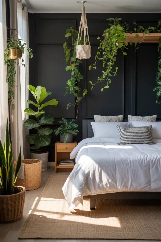 25 Black Bedroom Ideas That Feel Classy and Calm (2026) 10 9 41