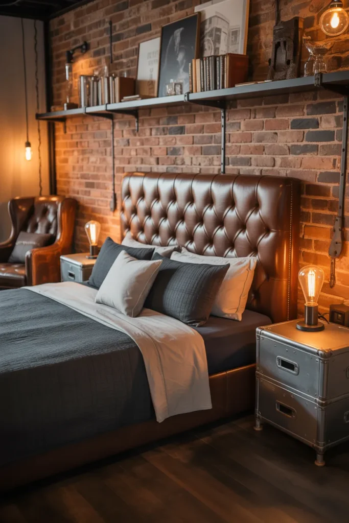 25 Industrial Chic Loft Bedroom Design Ideas 10 9 86