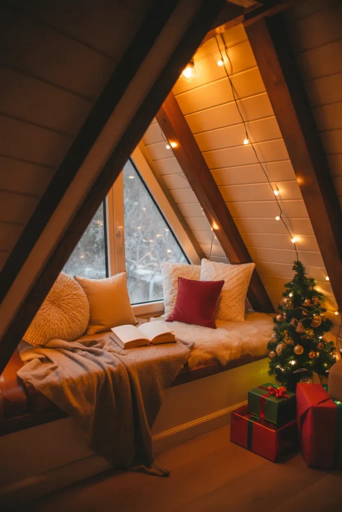 24 Christmas Reading Nook Ideas for Cozy Evenings 10 9 96