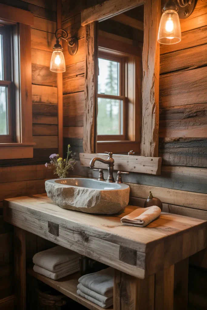 25 Fresh Mountain Bathroom Ideas with Country Charm 2 1 18