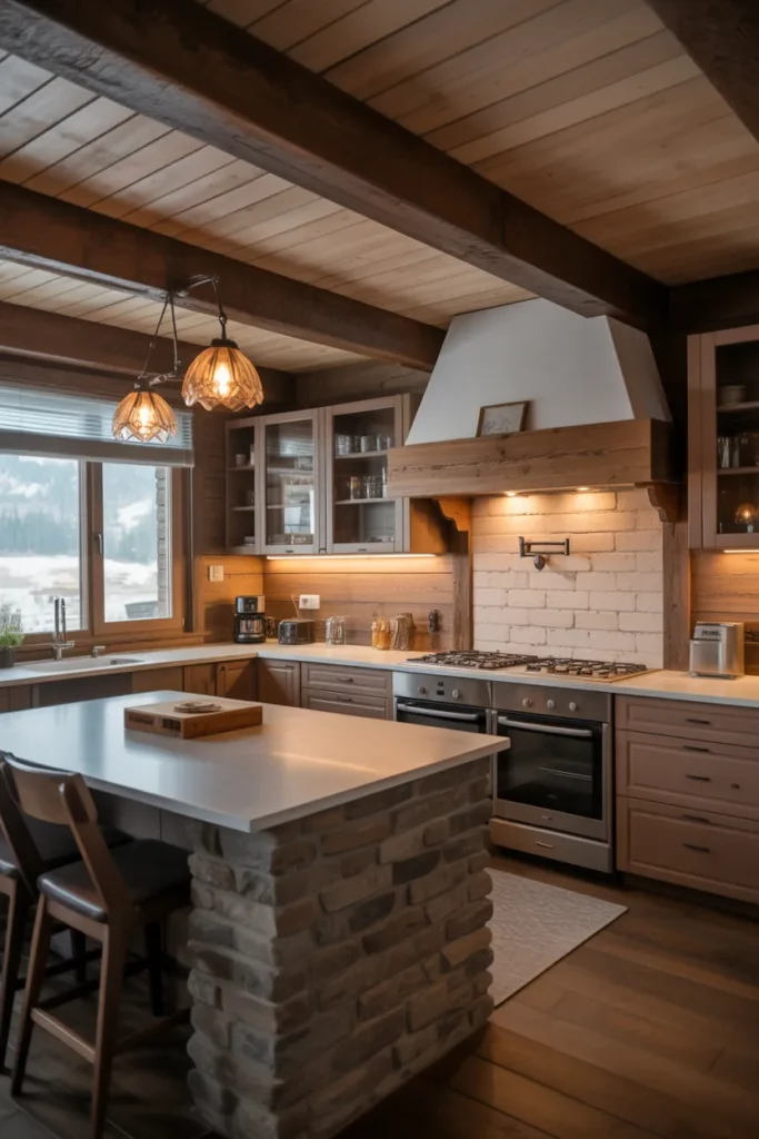 22 Mountain Kitchen Ideas with Rustic Modern Style 2 1 2