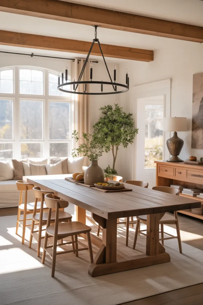24 Modern Farmhouse Dining Room Ideas to Love 2 1 37