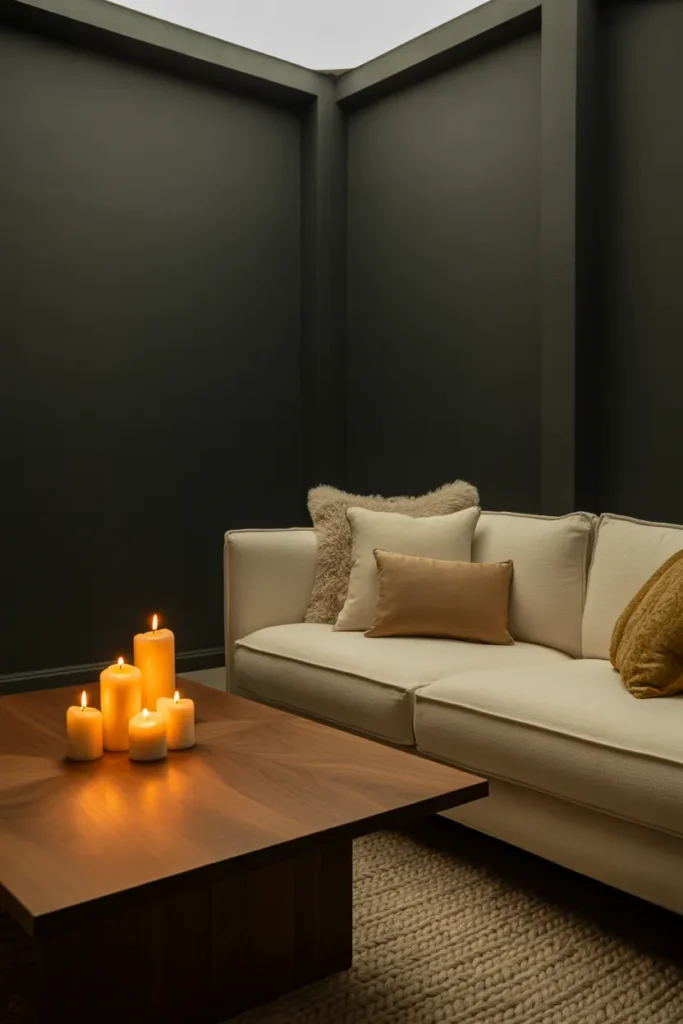 25 Dark Living Room Ideas That Feel Cozy 2 1 45
