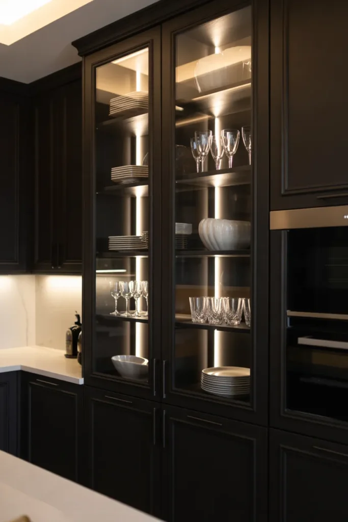 24 Black Kitchen Cabinet Ideas for a Sleek Look 11 10 3